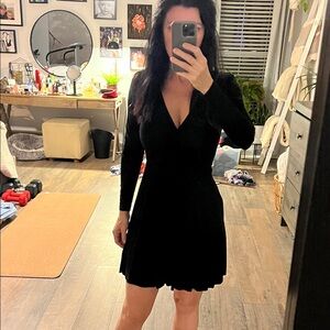 F&F Black Long Sleeve Dress